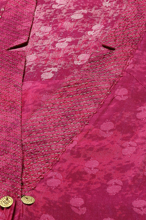 Green Printed Straight Kurta Set image number 1