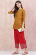 Red LIVA Palazzo Pants image number 5