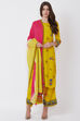 Yellow Viscose Rayon Straight Kurta image number 4