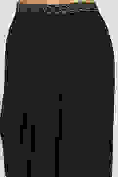 Black Viscose Blend Skirt Set image number 2