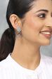 Light Blue Brass Jhumka image number 1
