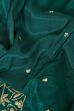 Green Viscose Rayon Kalidar Solid Suit Set image number 3