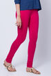 Pink Cotton Jersey Leggings image number 1