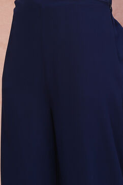 Indigo LIVA Palazzo Pants image number 1