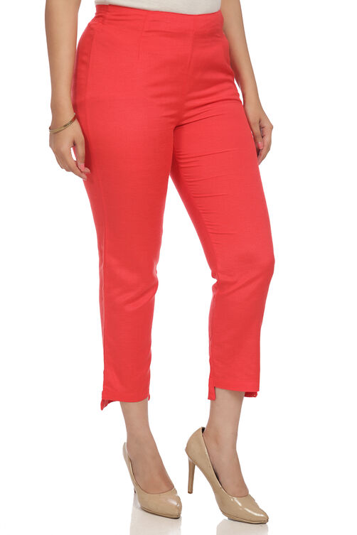 Coral Viscose Fusion Pants image number 1