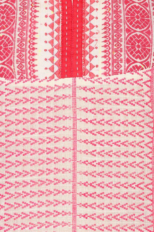 Pink Kalidar Gauge Kurta image number 4
