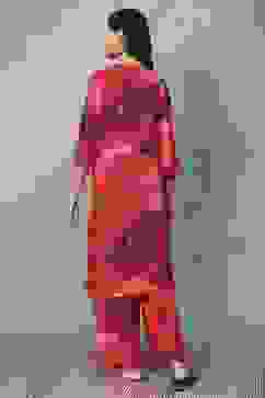 Red Floral Printed Co-ord Set image number 4