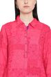 Pink Viscose Straight Kurta image number 1