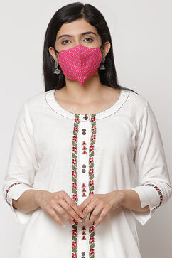 Pink Cotton Mask image number 1