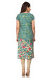 Mint Green Straight Viscose Rayon Indie Top image number 4