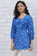 Blue LIVA Tiered Indie Top image number 2