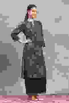 Blue Viscose Rayon Printed Straight Kurta image number 4