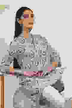 Blue Cotton Straight Kurtas image number 5