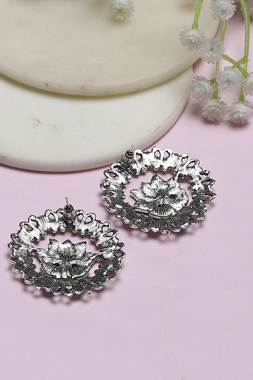 Pink Oxidize Alloy Studs image number 2