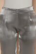 Silver Polyester Slim Pants image number 3