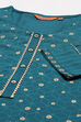 Dark Green Viscose Rayon Straight Kurta image number 1