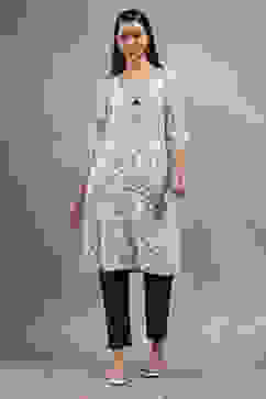 Natural Viscose Rayon Printed Straight Kurta image number 5