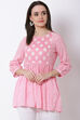 Pink Viscose Indie Top image number 0