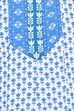 Blue Kalidar Cotton Kurta image number 1