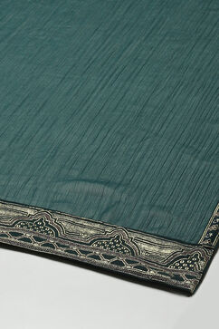 Green Polyester Printed Dupatta image number 1