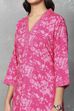 Pink Rayon Straight Kurtas image number 1