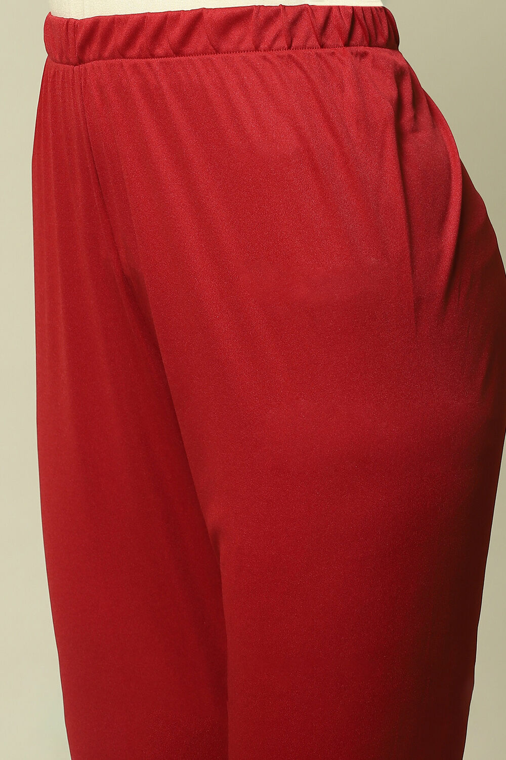 Ecru Polyester Kalidar Printed Kurta Legging Suit Set image number 2