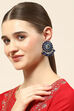 Blue Brass Earrings image number 1