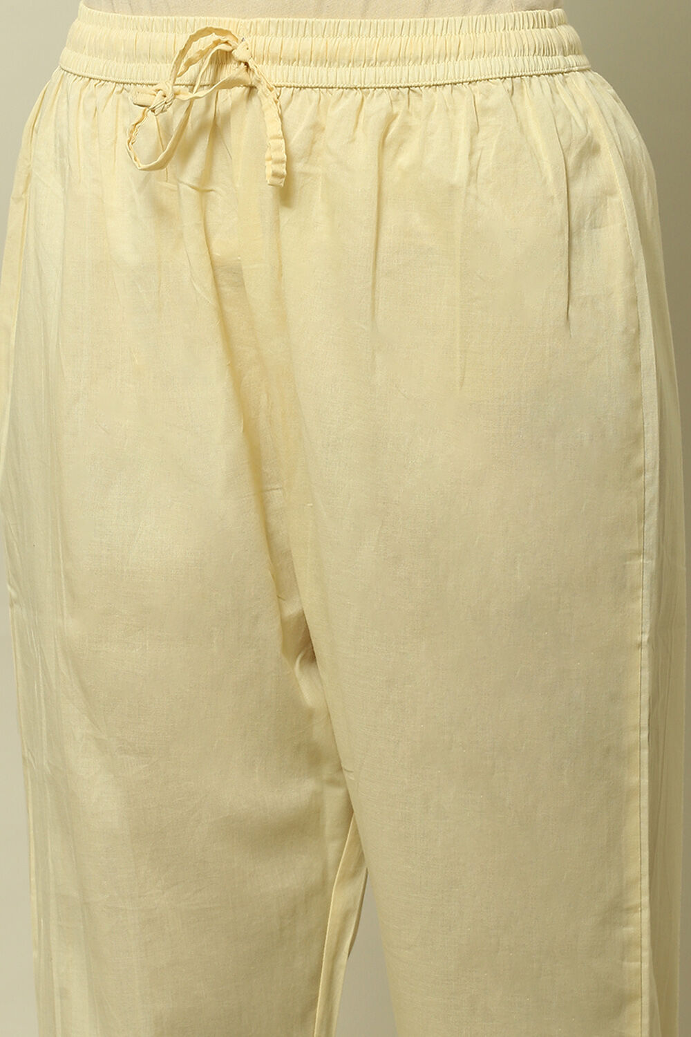 Blue Cotton Blend Printed Kurta & Pants Suit Set image number 2