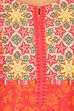Red Straight Cotton Kurta image number 4