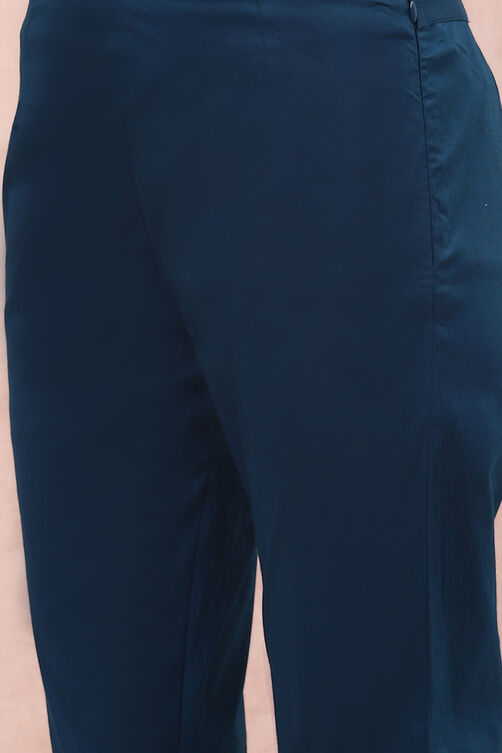 Cobalt Blue Slim Pants image number 1