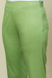 Pink Cotton Blend Slim Pant image number 1