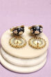 Blue Brass Earrings image number 2