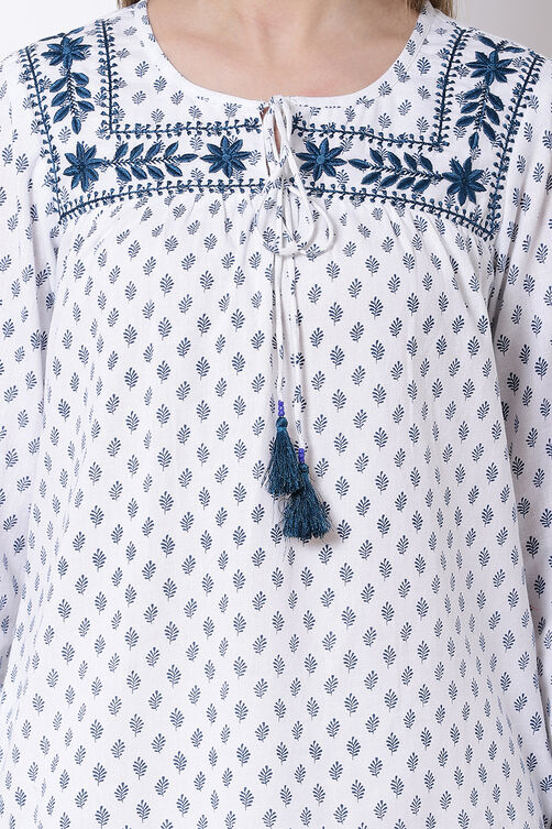 Blue Cotton Indie Top image number 1