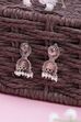 Dark Pink Brass Jhumka image number 2