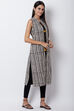 Brown Cotton And Flex Straight Jacket image number 3