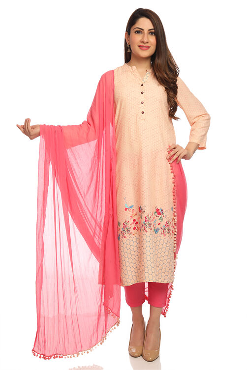 Pink Polyester Stoles image number 0