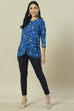 Blue LIVA Indie Top image number 0