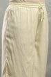 Beige Viscose Straight Kurta Pants Set image number 2