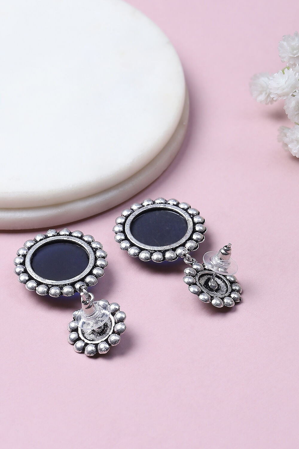 Navy Alloy Drop & Danglers image number 2