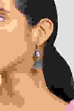 Light Pink Alloy Drop & danglers image number 1