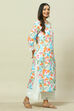 White LIVA Straight Kurta image number 3