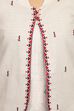 White Straight Viscose Rayon Jacket image number 1