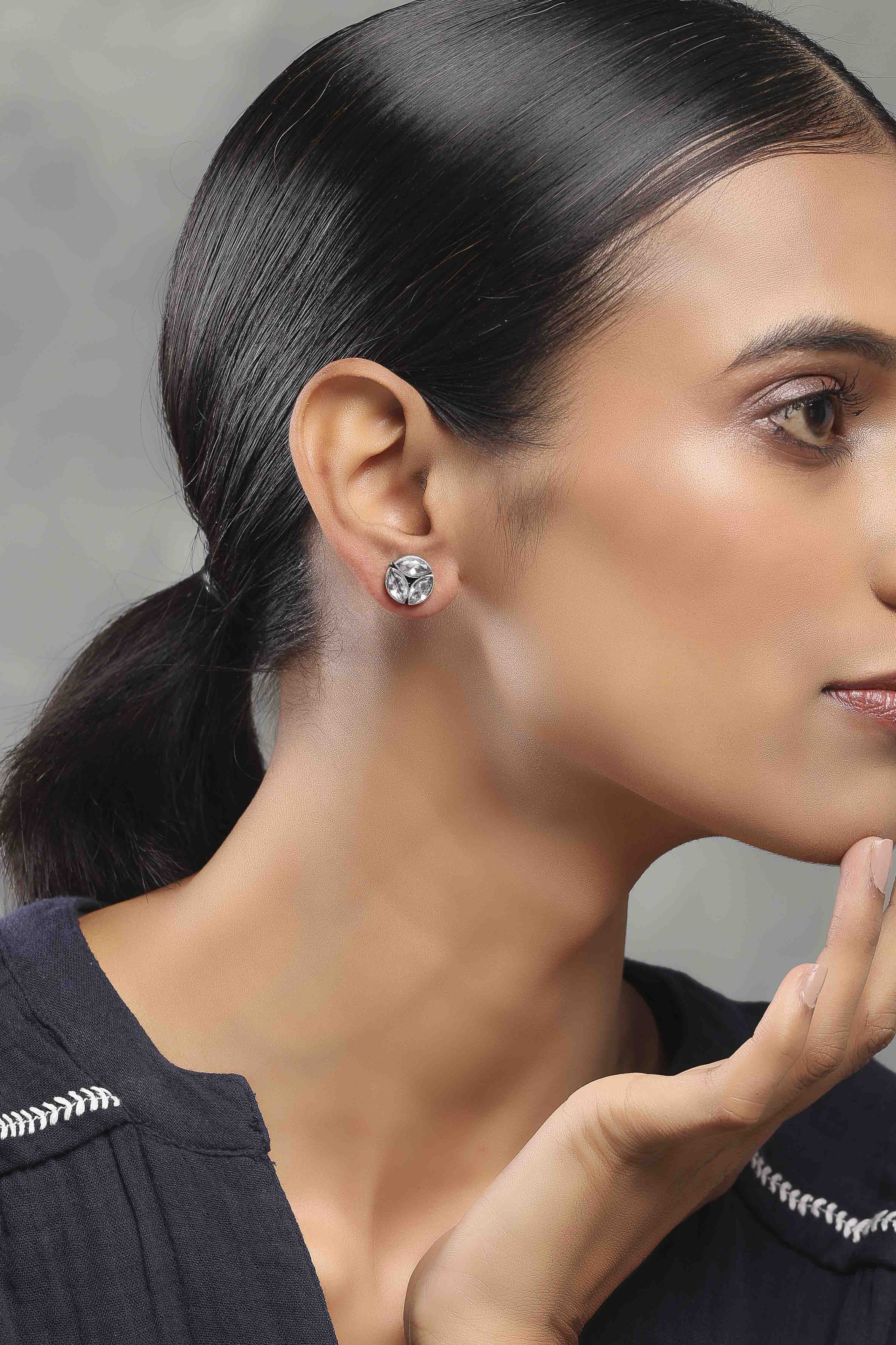 White Brass Studs image number 3