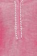 Pink Straight Poly Cotton Kurta image number 1