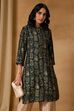 Green Viscose Blend Straight Printed Kurta image number 7