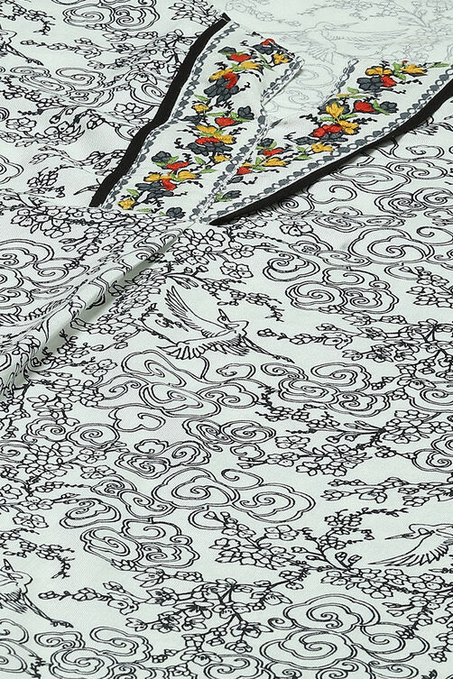 White Viscose Indie Top image number 1