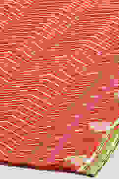 Pink Poly Georgette Straight Kurta & Garara Suit Set image number 3