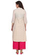 Ivory Straight Polyester Kurta image number 4