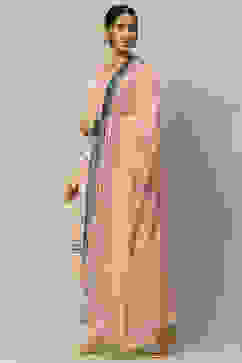 Pink Rayon Straight Suit Set image number 4