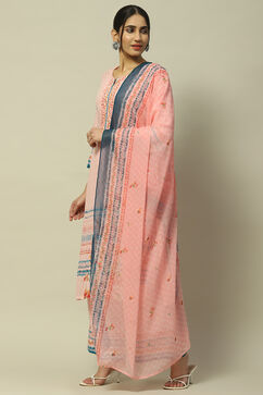 Pink Rayon Straight Suit Set image number 4